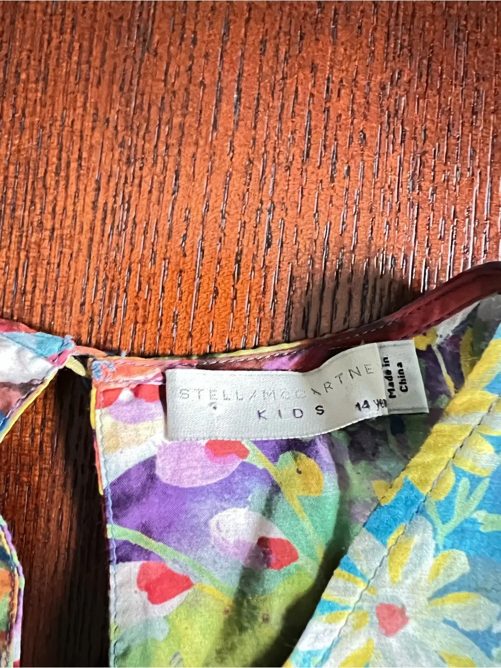 Stella McCartney Multicolor Floral Cotton Dress 14 yrs